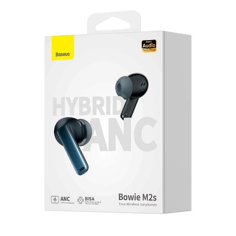 Навушники Bluetooth BASEUS NGTW350101 Bowie M2s Black (12059009) - фото 6