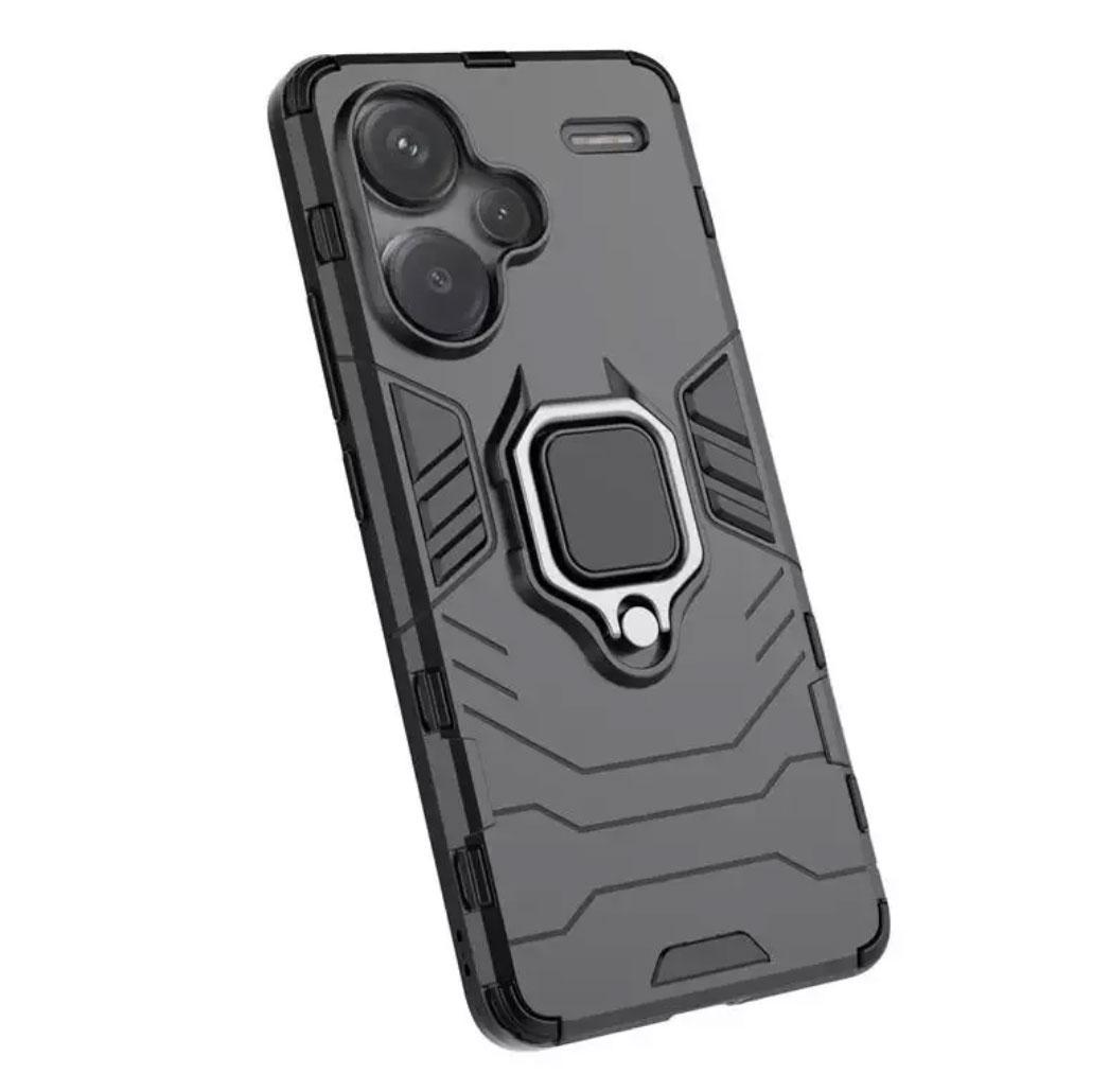 Чехол бампер Primolux Ring Armor для Xiaomi Redmi Note 13 Pro Plus 5G - Black - фото 2