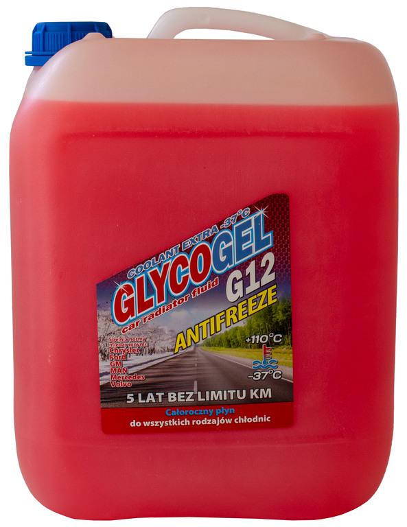 Охлаждающая жидкость Bio Line Glycogel G12+ 10 л Красный -37°С (27207175)
