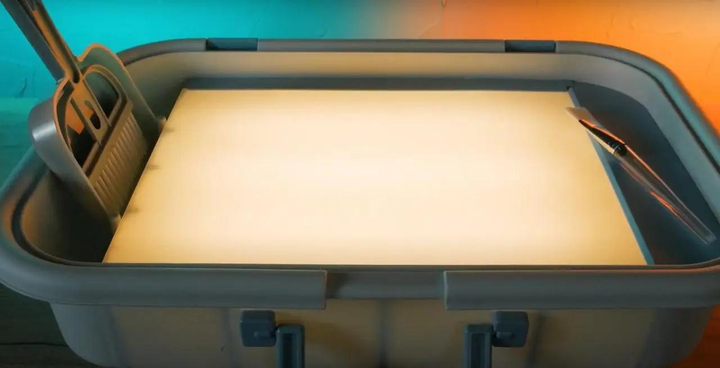 Столик для піскового малювання з підсвіткою та творчим набором BL 377 Блакитний (25906098) - фото 5 Столик для піскового малювання з підсвіткою та творчим набором BL 377 Блакитний (25906098) - фото 5