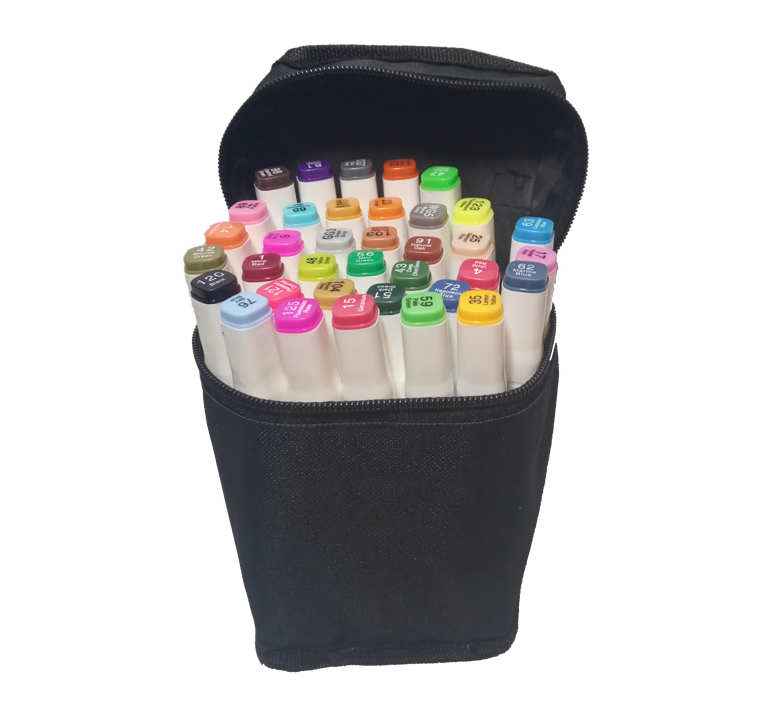 Маркеры двусторонние на спиртовой основе 36 шт. Белый Маркеры двусторонние на спиртовой основе 36 шт. Белый