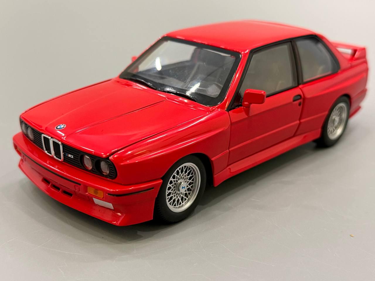 Машинка BMW M3 Авто Эксперт металлопластик 1:24 звук/свет/инерция Красный (1273-27)