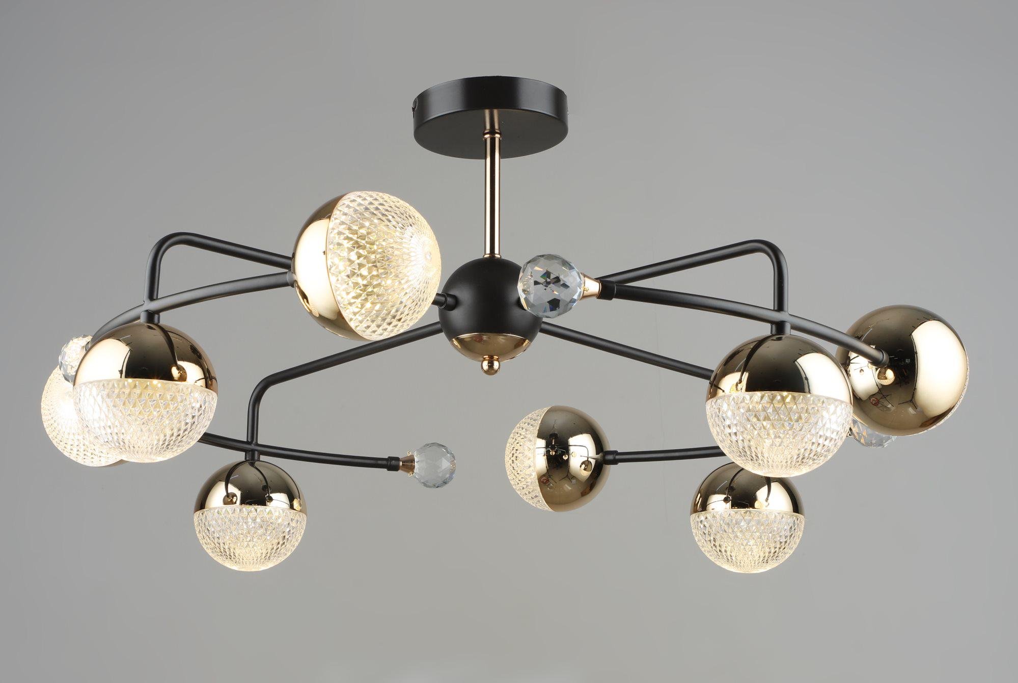 Люстра светодиодная Sirius B N6192/8 COFFEE/FGD 112W