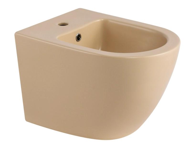 Биде подвесное Qtap Robin Beige (QT13551381GSB)