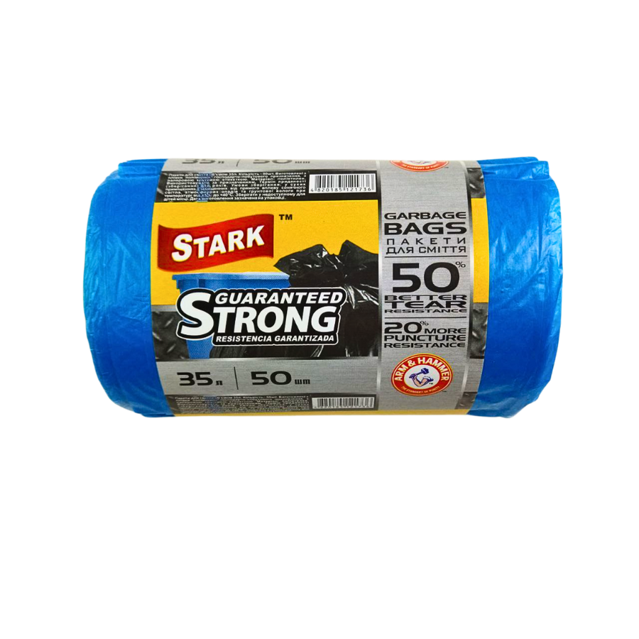 Пакети для сміття STARK 35 л 50 шт. Синій (3099949726)