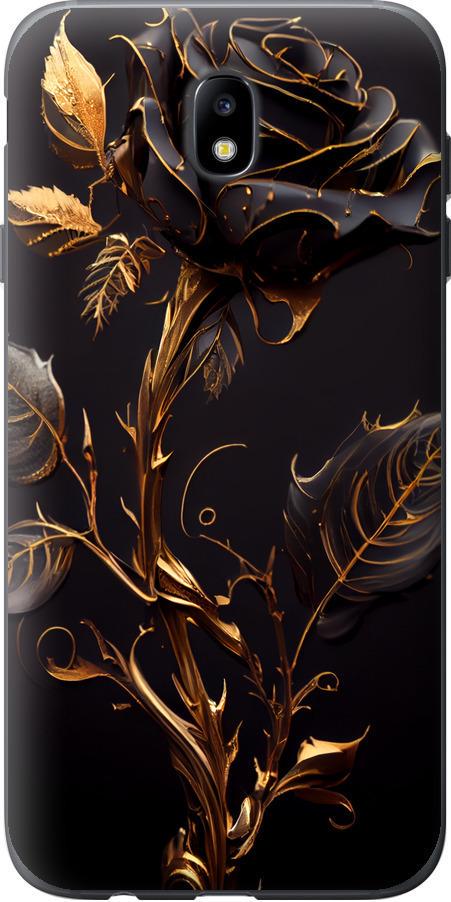 Чехол на Samsung Galaxy J7 J730 (2017) Роза 3 (5552t-786-42517)
