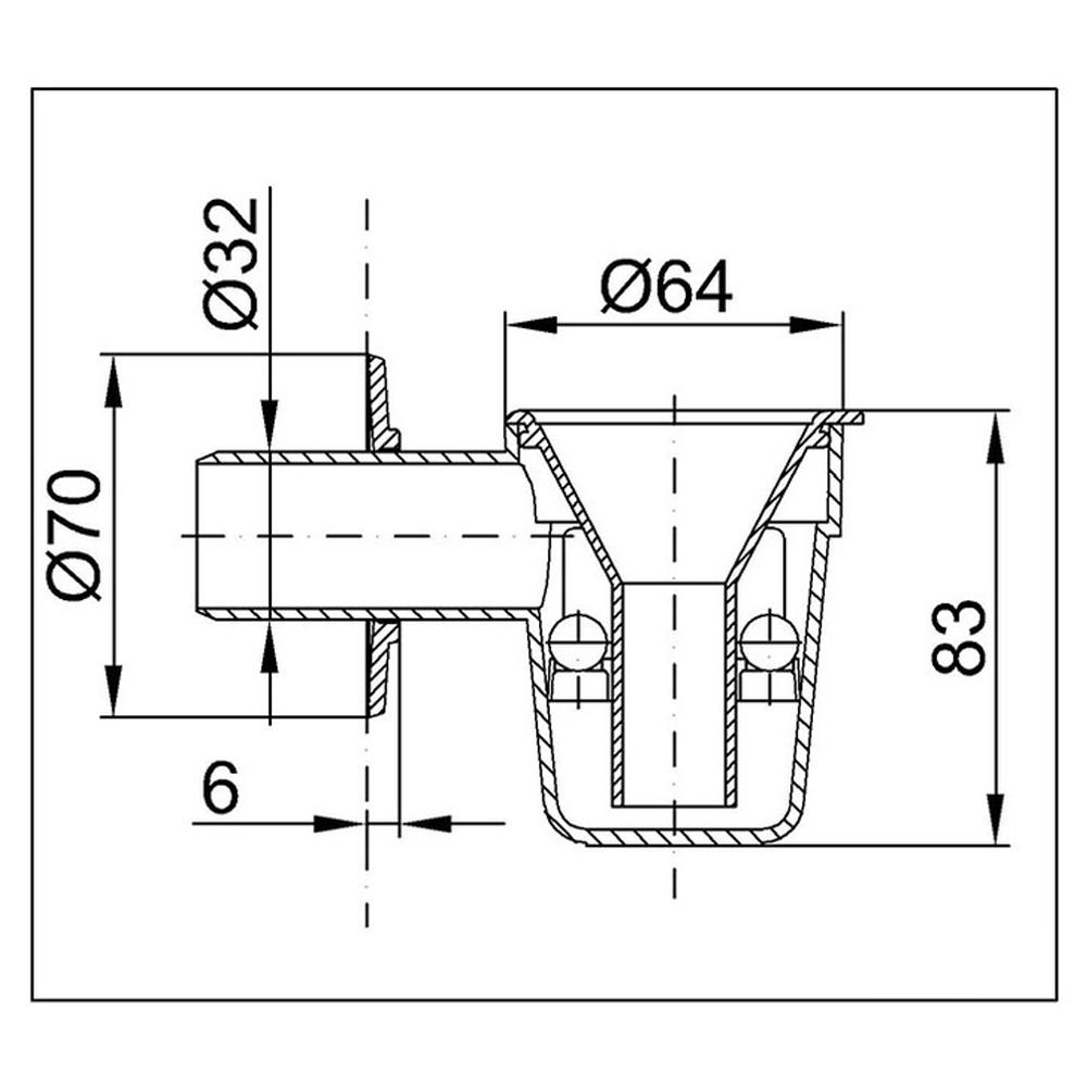 Сифон бойлера угловой Boiler Series 32 мм Белый (32075) - фото 5