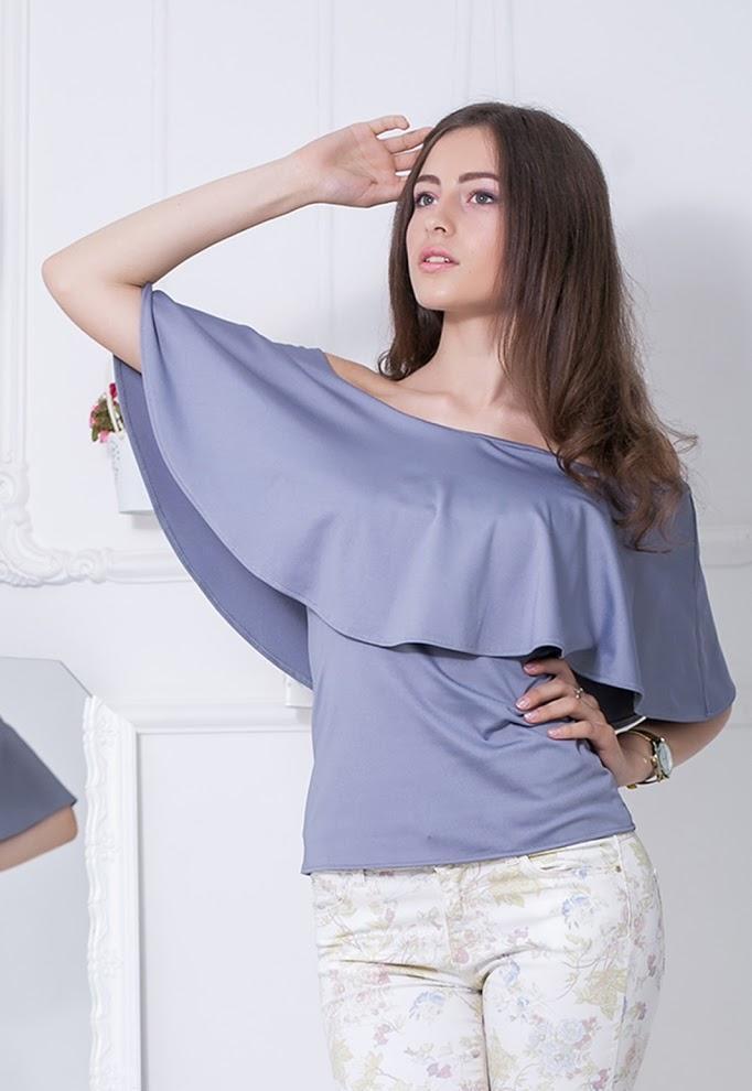 Блузка женская Podium Milena 18475-GREY M Серый