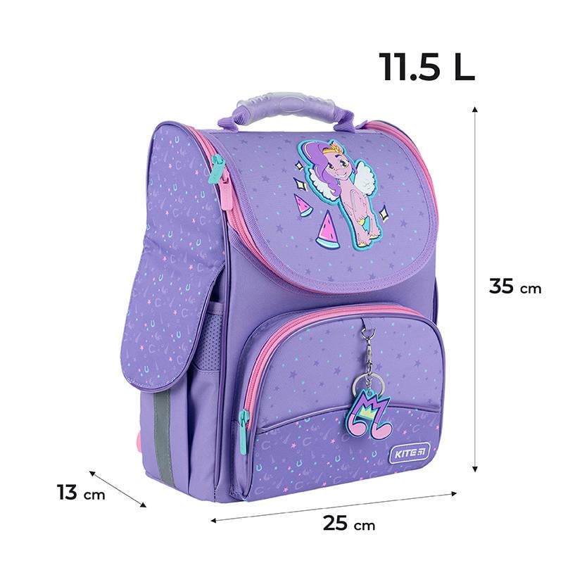 Рюкзак каркасный школьный KITE Education My Little Pony 35х25х13 см 11,5 л Фиолетовый (LP24-501S) - фото 8