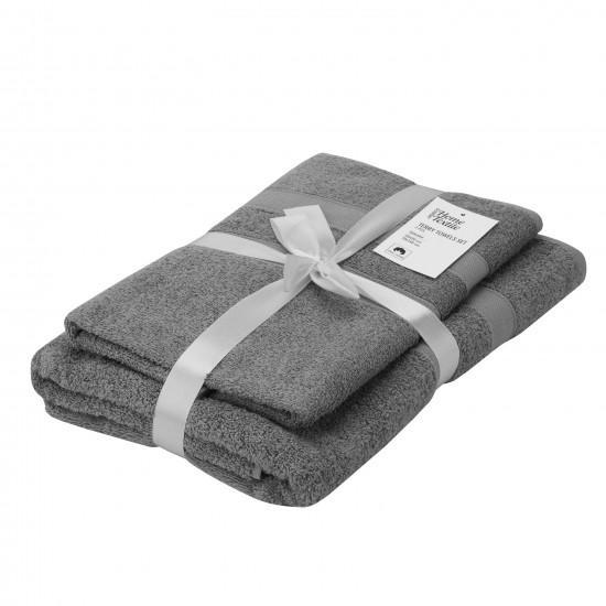 Набор полотенец махровых Ardesto ART2359GR Splendid 50х90 см/70х140 см 2 шт. (2401909216)
