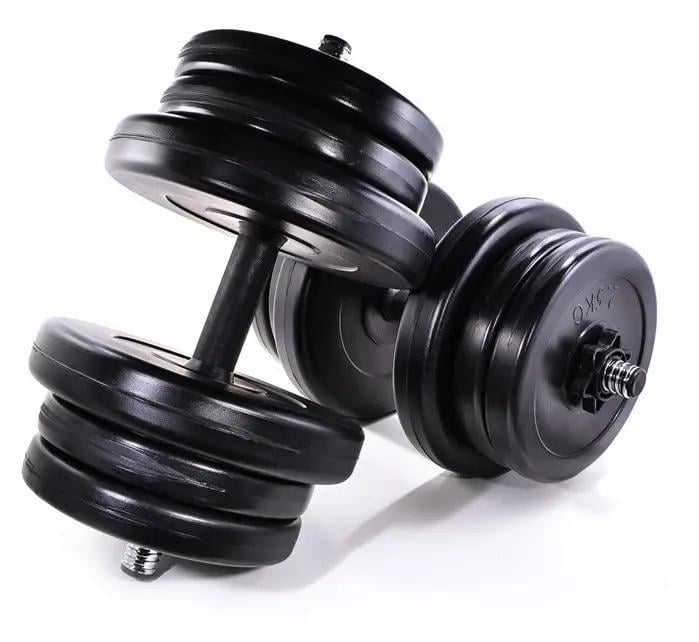 Комплект набірні гантелі/штанга Neo Sport з металевим грифом 42 кг - фото 3 Комплект набірні гантелі/штанга Neo Sport з металевим грифом 42 кг - фото 3