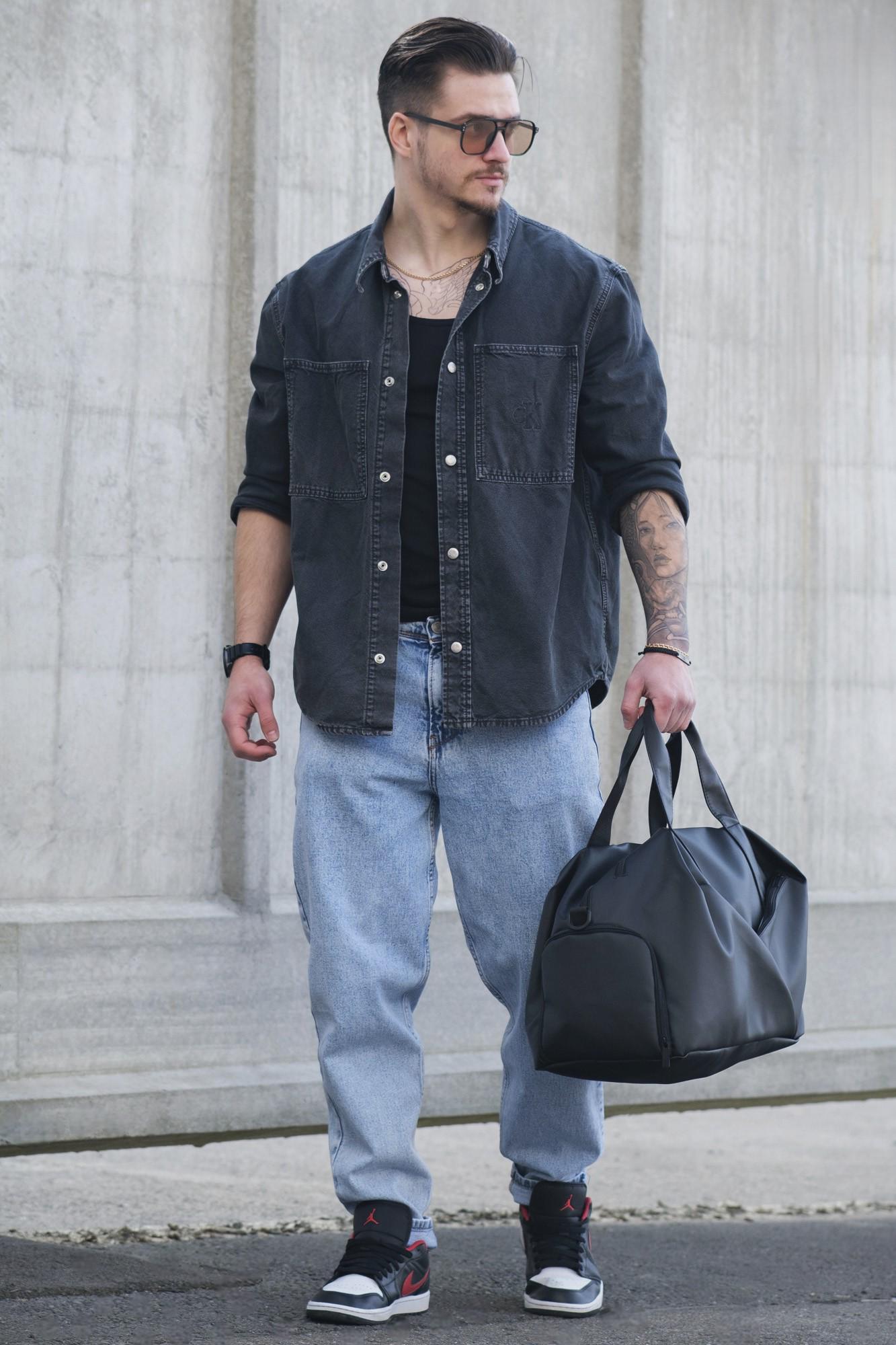 Сумка мужская Without Gym дорожная багажная Black (8049528) - фото 1 Сумка мужская Without Gym дорожная багажная Black (8049528) - фото 1