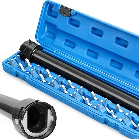 Съемник рулевых тяг в наборе 12 адаптеров разного размера для быстрого снятия и установки тяги (J00122) - фото 4