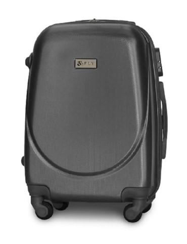 Чемодан пластиковый Fly 310 S на 4 колесах Серый (CEKRBFL310SM4SER) - фото 1