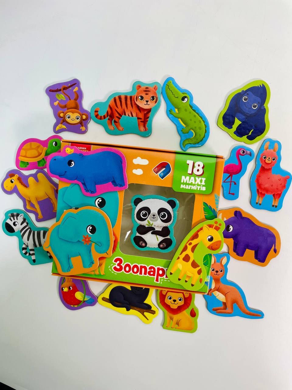 Набор магнитов Vladi Toys Зоопарк - фото 2 Набор магнитов Vladi Toys Зоопарк - фото 2