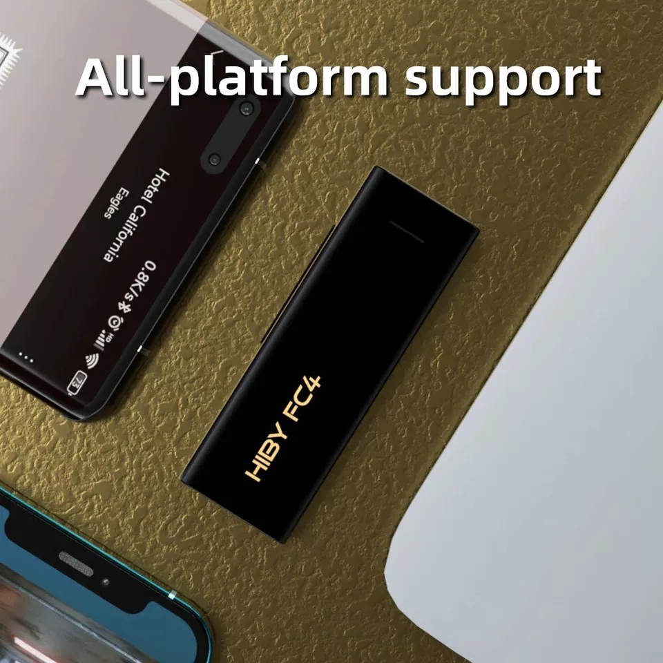 Усилитель звука HiBy FC4 MQA для наушников 3,5/4,4 мм Black (39947) - фото 6 Усилитель звука HiBy FC4 MQA для наушников 3,5/4,4 мм Black (39947) - фото 6