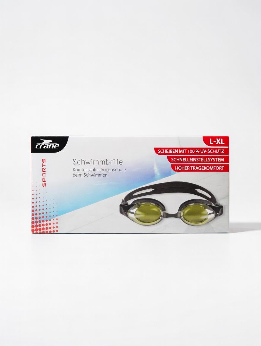 Окуляри для плавання CRANE Sports L-XL з UV-захистом/протитуманні (32191479)