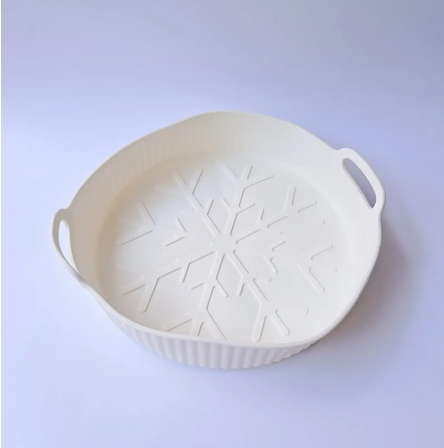 Форма силіконова для аерогрилів та аерофрітюрниць духовки 21,3 см Кремовий (RE-727) - фото 4 Форма силіконова для аерогрилів та аерофрітюрниць духовки 21,3 см Кремовий (RE-727) - фото 4