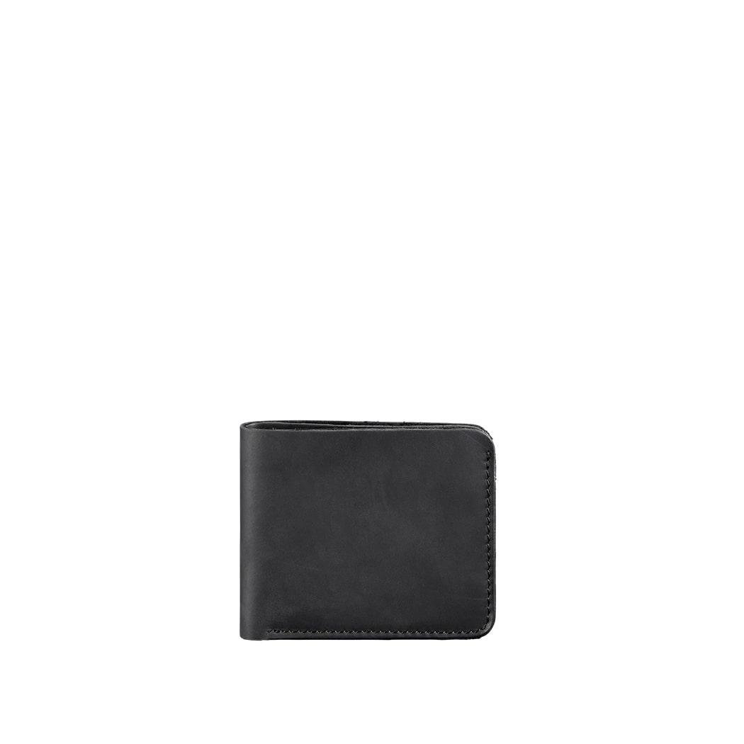 Портмоне мужское кожаное BlankNote 4.1 4 кармана Crazy Horse Черный (A-026569)