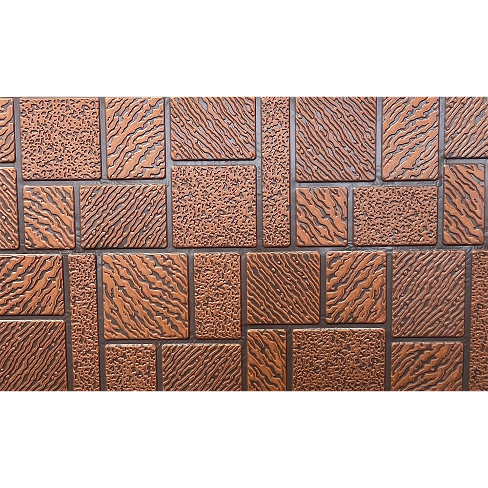 Фасадная панель с утеплителем MF Panel BR-05-006 Кирпич PUR Г2 2900х383х16 мм