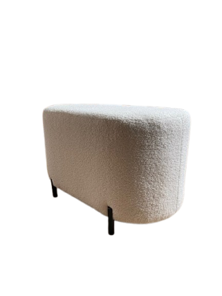 Пуф-банкетка Atlanta м'який/вкорочені ніжки 80x40x45 см Білий - фото 2 Пуф-банкетка Atlanta м'який/вкорочені ніжки 80x40x45 см Білий - фото 2