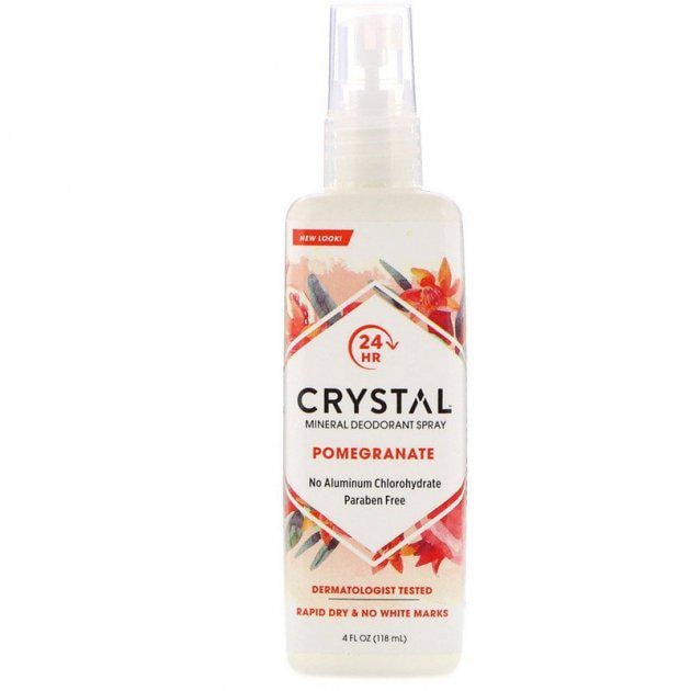Мінеральний спрей-дезодорант Crystal Body Deodorant Гранат 118 мл (CBD-11991)