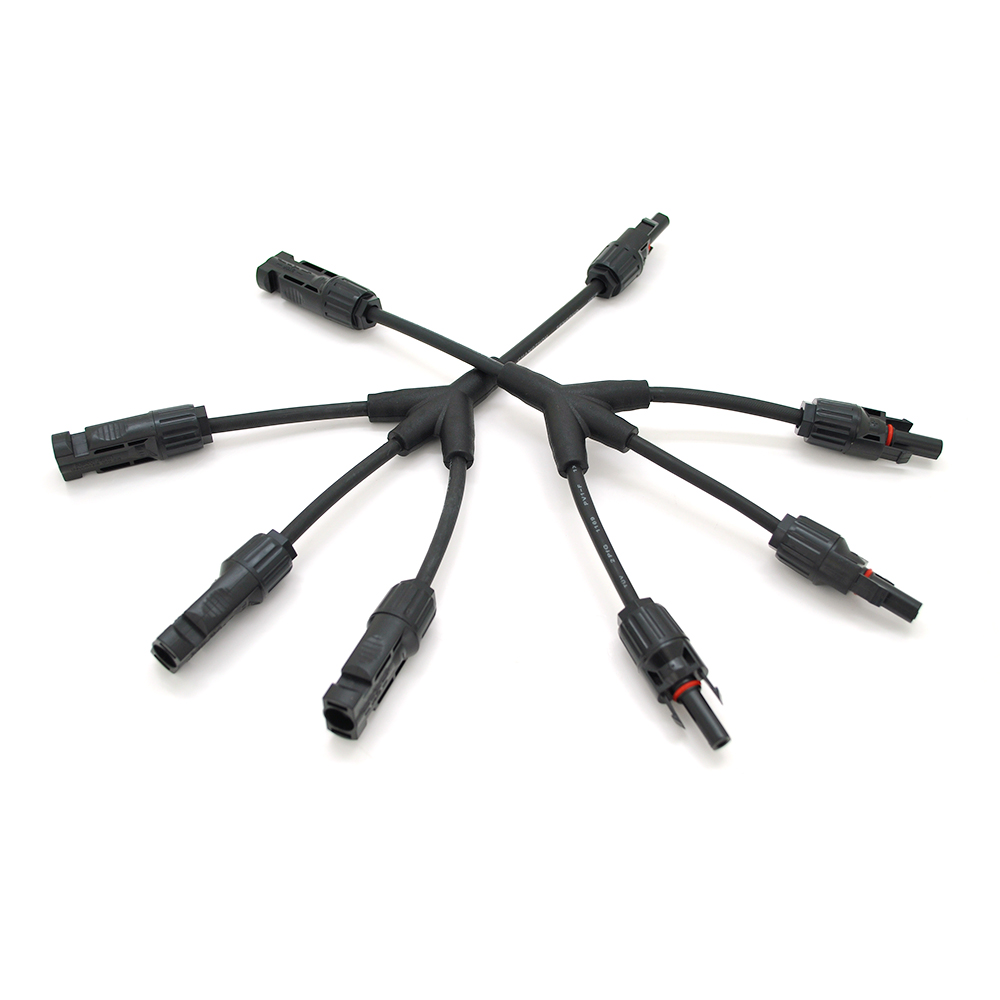 Разветвитель тройной MC4 1x3 фотоэлектрический для солнечных батарей водонепроницаемый 1000V 30A (YUT_V9051)