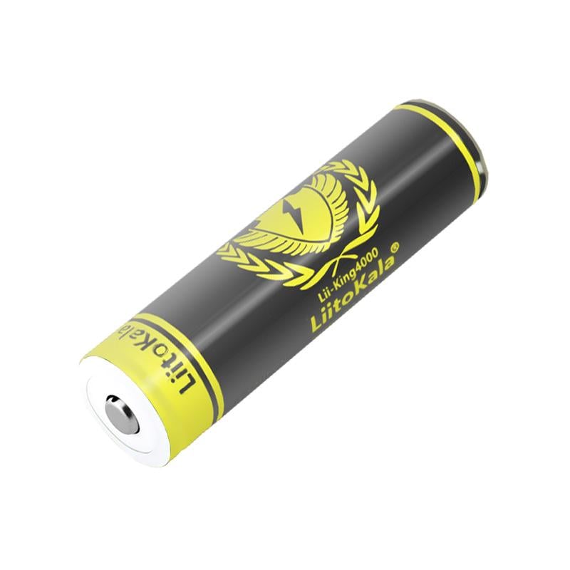 Аккумулятор 18650 LiitoKala King4000-JT 4000 mAh Li-Ion 8А 3,7V выпуклый плюс (19324)