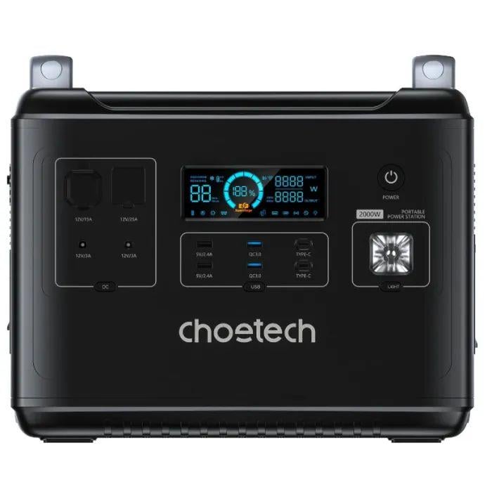 Зарядна станція Choetech 2000W (BS006)