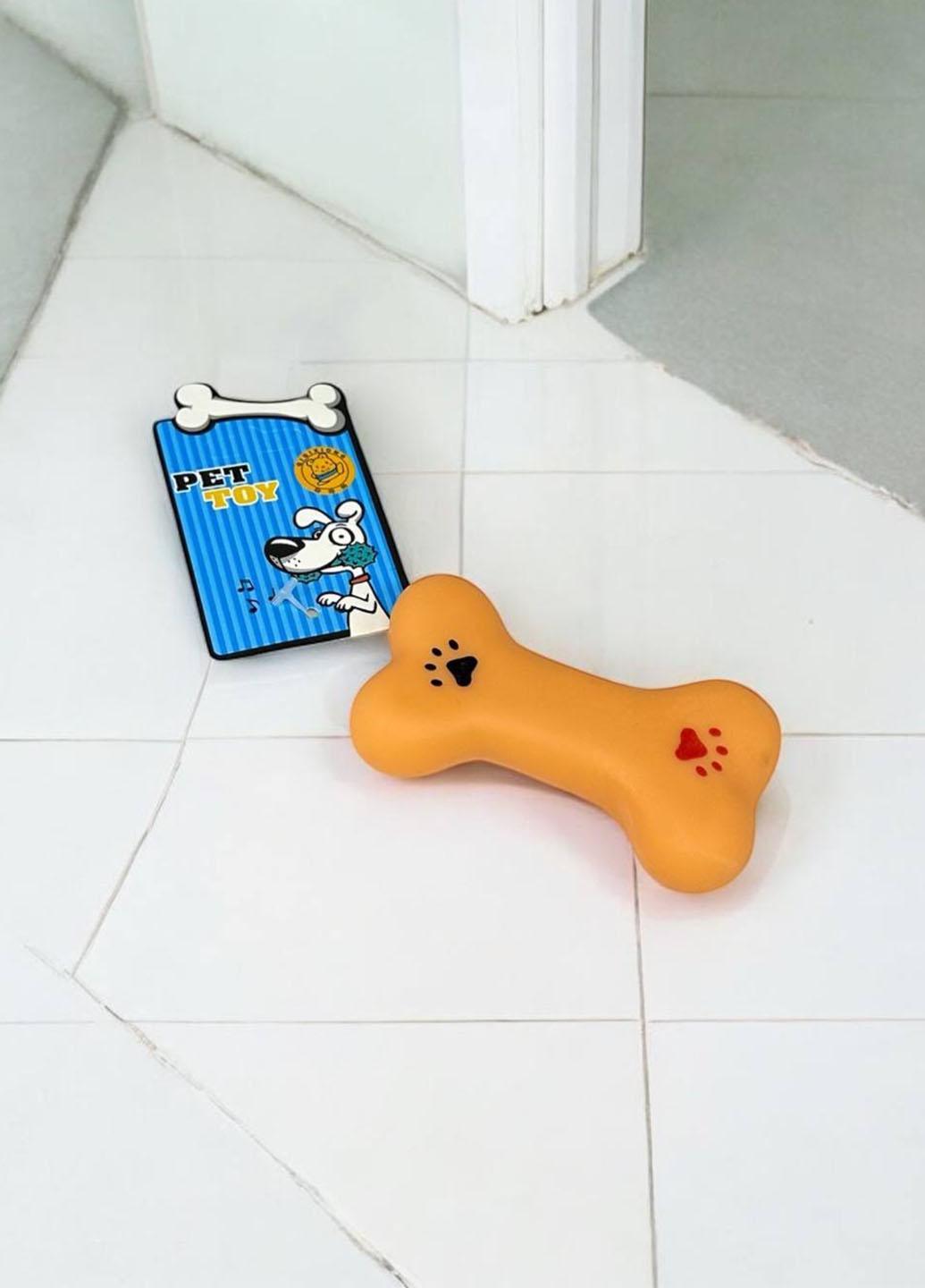 Игрушка в форме косточки Idea для животных со встроенной пищалкой при сжатии 9х5х1 см Желтый (66985SP) - фото 6 Игрушка в форме косточки Idea для животных со встроенной пищалкой при сжатии 9х5х1 см Желтый (66985SP) - фото 6