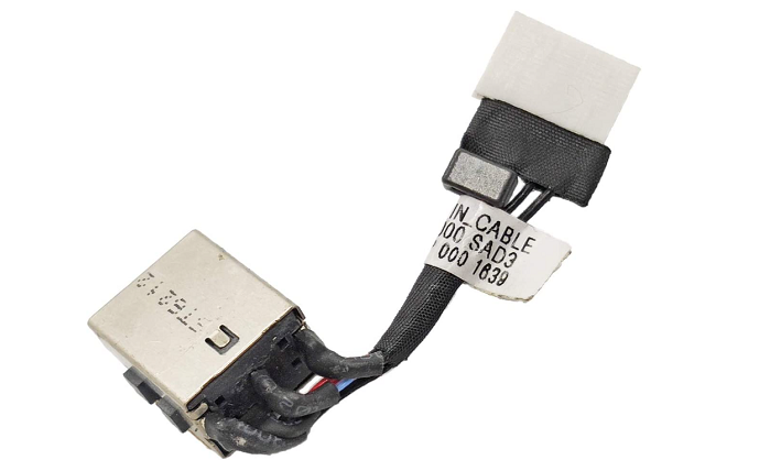 Разьем питания для ноутбука Dell E7240 E7250-04W9NY-DC30100NO00 с кабелем/шлейф-качели зарядки (1876754975)