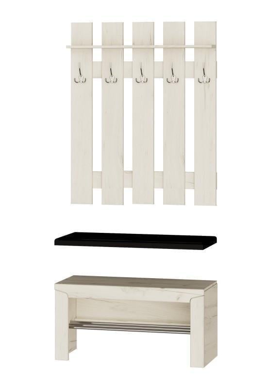 Прихожая Эверест Либерти-1 комплект Дуб крафт Белый (ЕВ20521)