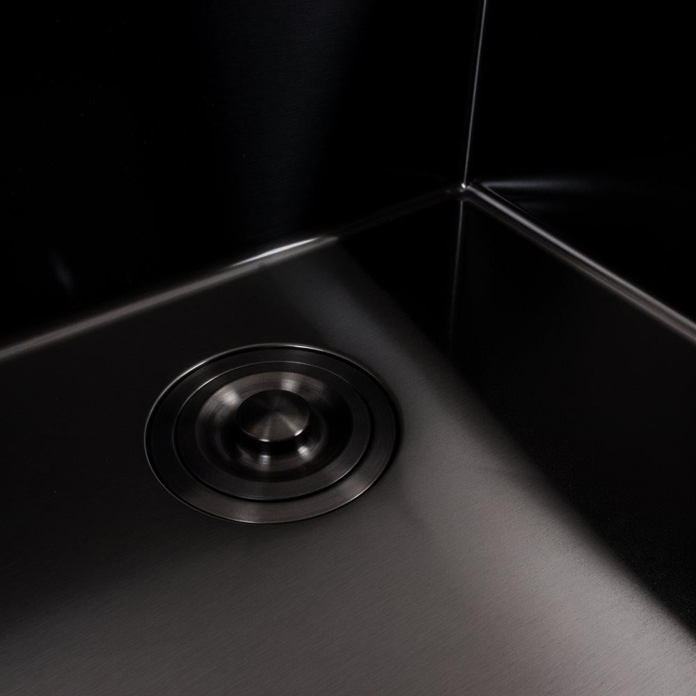 Мийка кухонна PVD Valeso Handmade ECN 2,0/0,5 50х50 см Чорний - фото 5