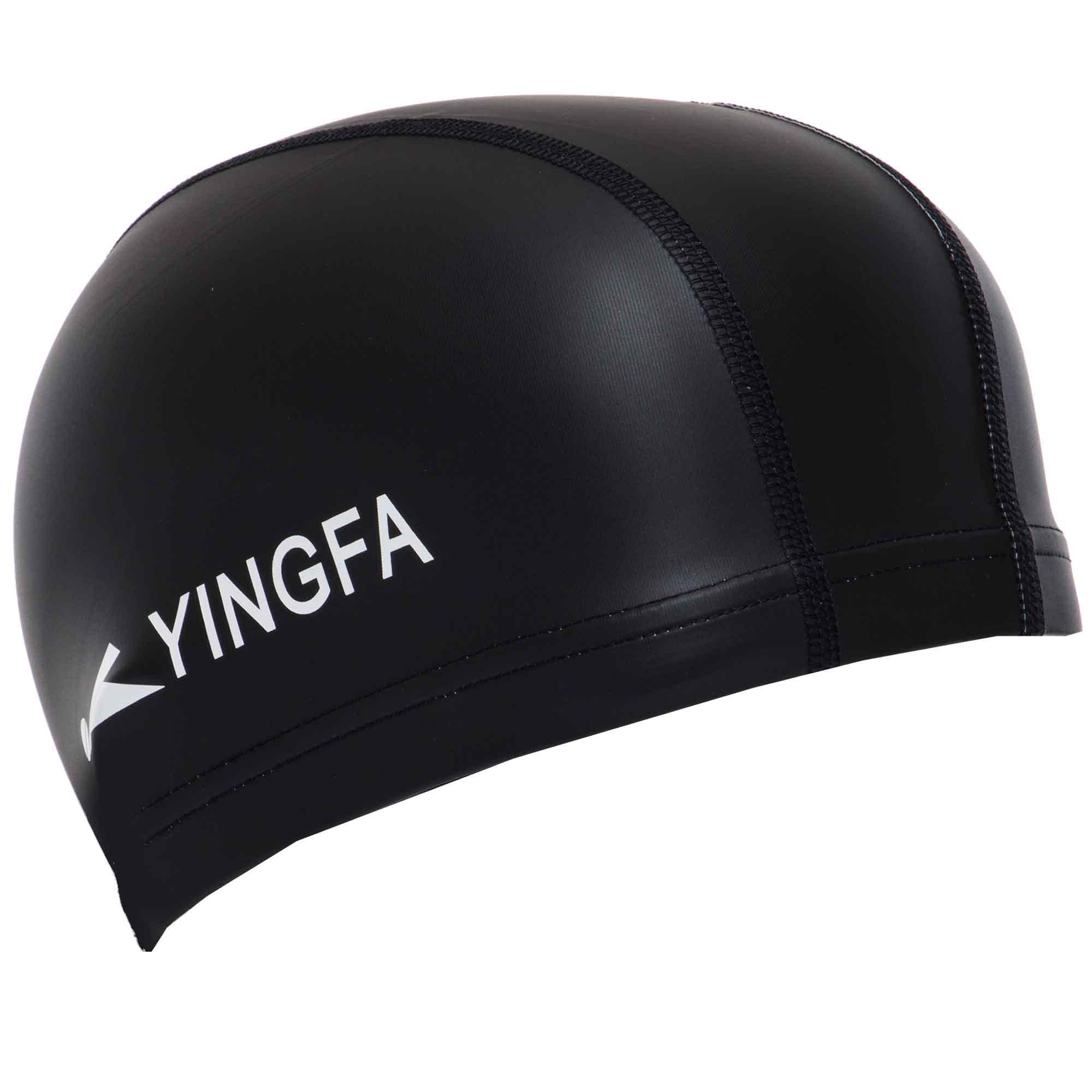 Шапочка для плавания YINGFA C0078 Черный