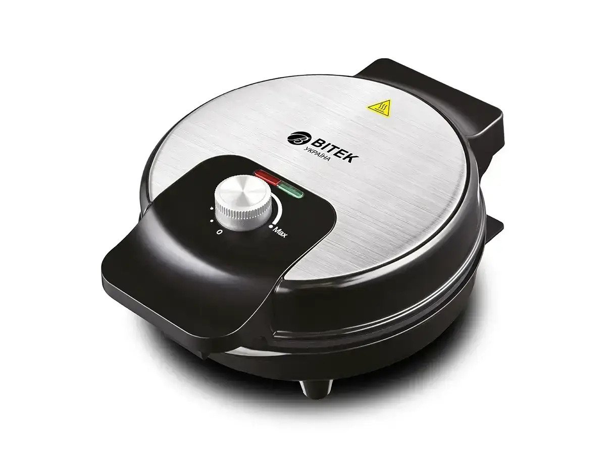 Вафельниця Bitek з антипригарним покриттям 3000 Вт (24363681)