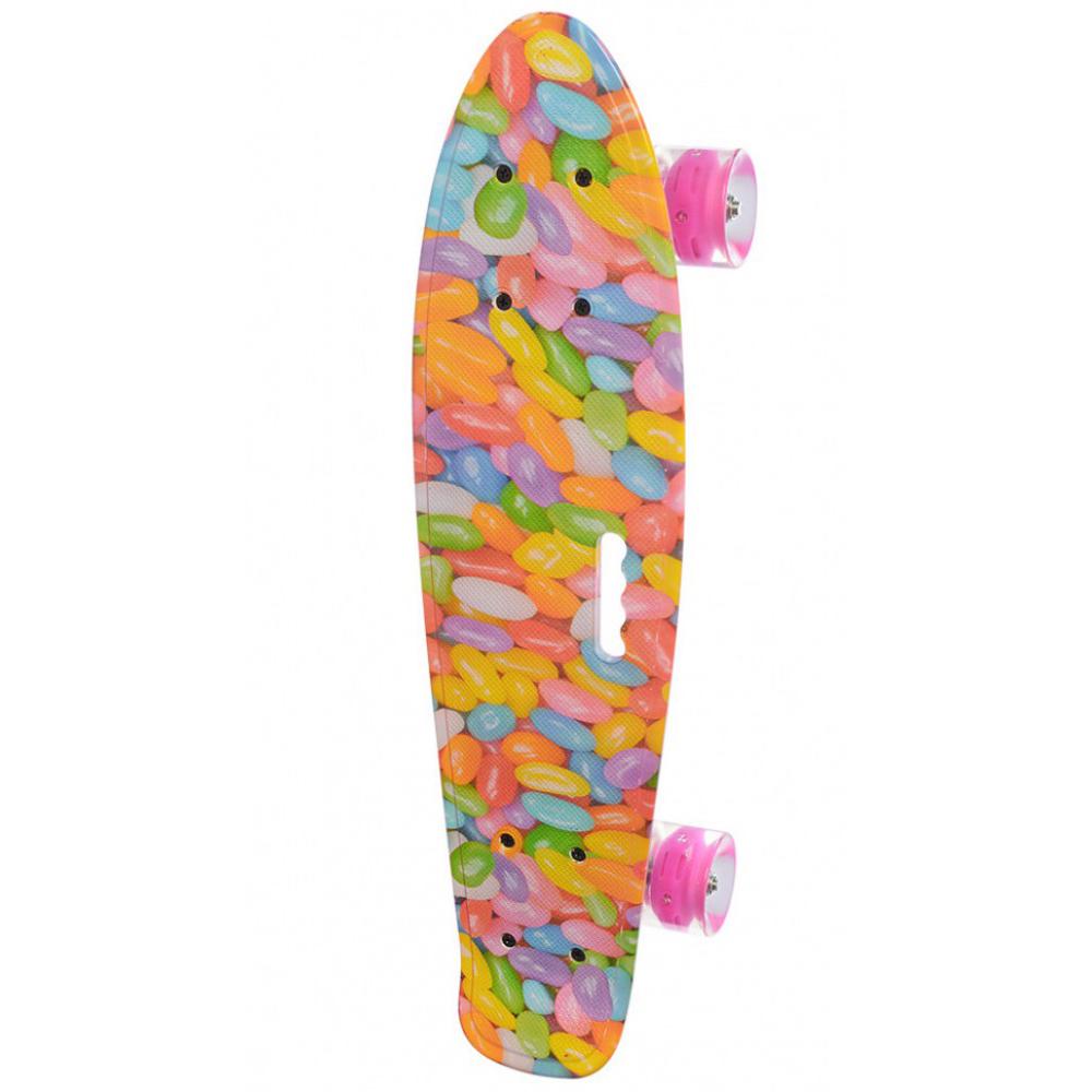 Скейтборд PROFI пенни принт Розовый (MS 0749-7)