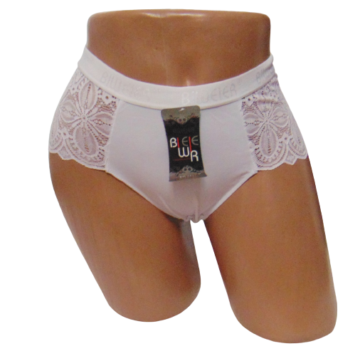 Женские трусики высокие Biweier 9527 3XL Белый (1759955089)