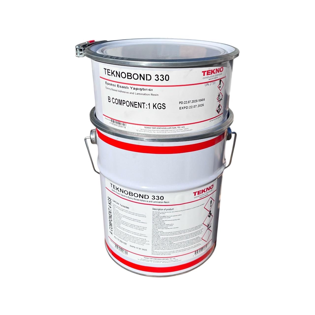 Клей эпоксидный Teknobond 330 для приклеивания карбоновых волокон 5 кг (28604972)