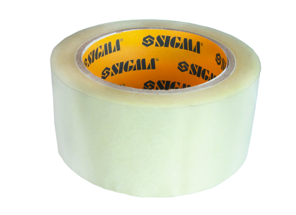 Скотч упаковочный Sigma 45 мм 200 м Прозрачный (8401251)