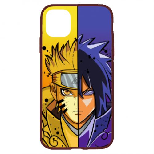 Чехол для iPhone 11 Naruto Vs Sasuke - фото 1