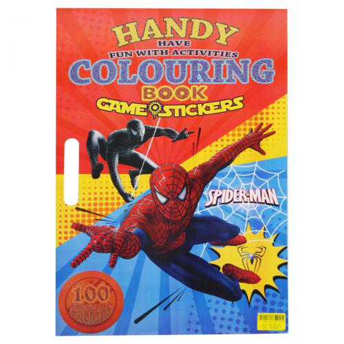 Мега раскраска Человек Паук с наклейками Мега раскраска Человек Паук с наклейками (174835) Мега раскраска Человек Паук с наклейками Мега раскраска Человек Паук с наклейками (174835)