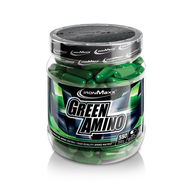 Аминокислота IronMaxx Green Amino 550 капс. (8687)
