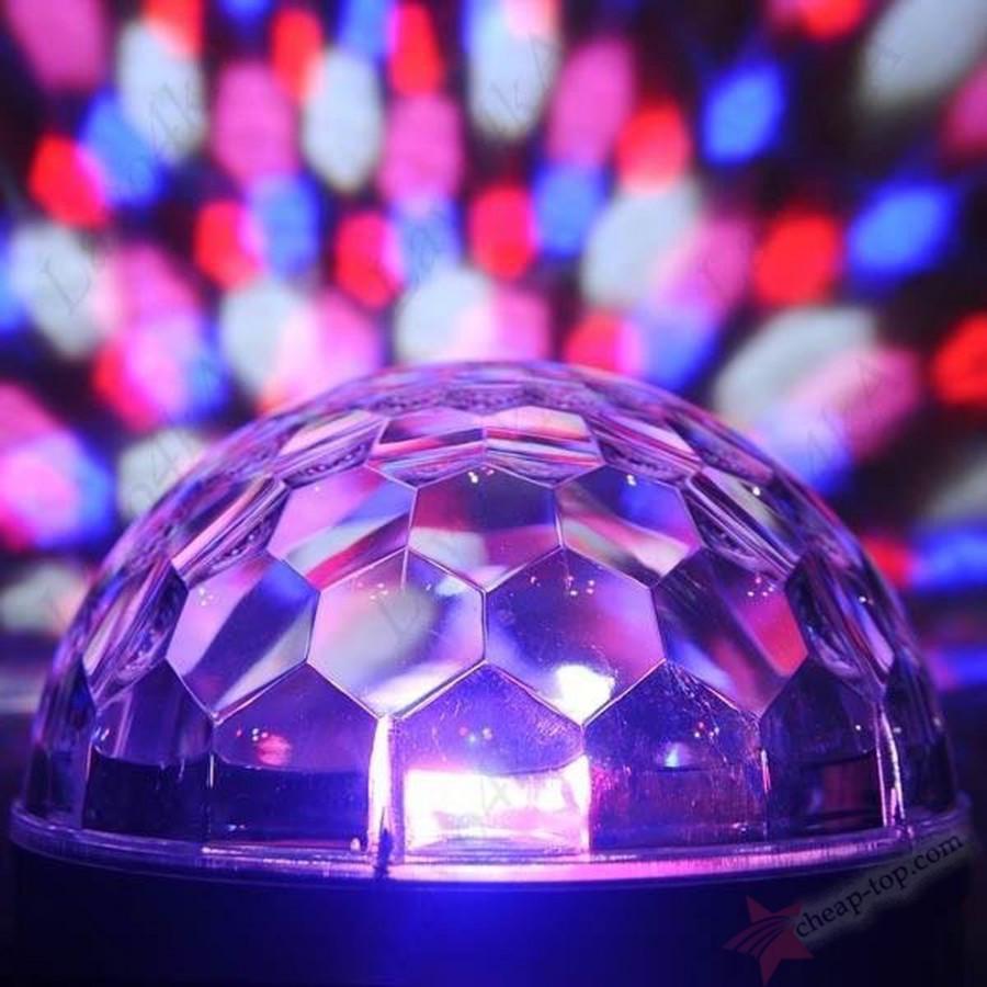 Диско шар музыкальный светодиодный Led Music Ball Bluetooth (1524632814) - фото 2