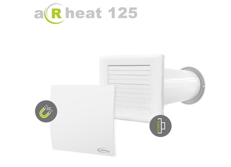 Рекуператор бытовой AirRoxy aRheat 125 с ЕС-двигателем и дистанционным пультом (01-321) - фото 4