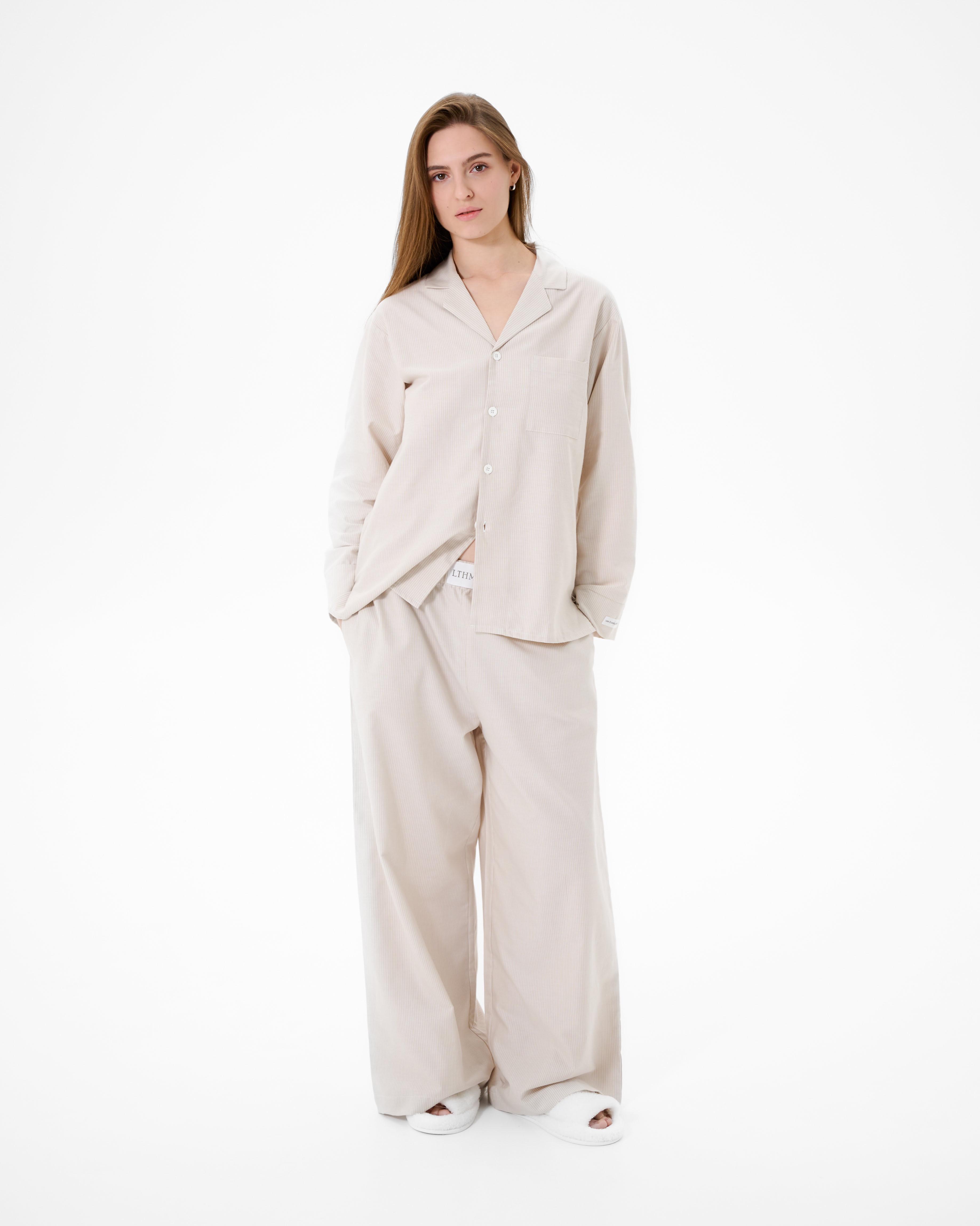 Пижама unisex Lotus Home City M Бежевый (svt-2000022345897) - фото 4 Пижама unisex Lotus Home City M Бежевый (svt-2000022345897) - фото 4