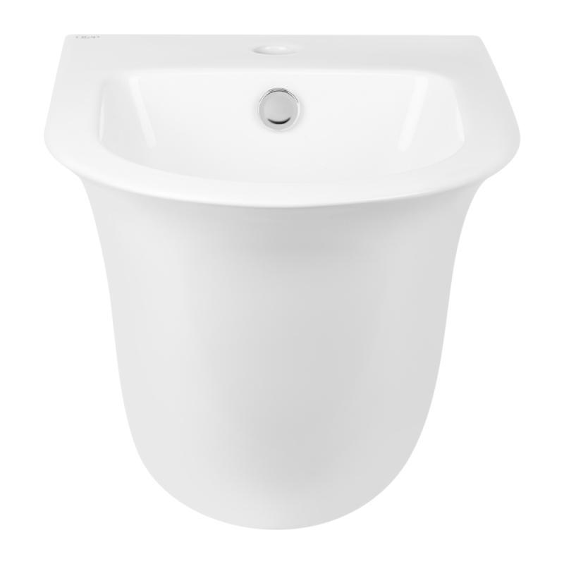 Біде підвісне Q-tap Virgo 485х345х365 White (QT1855051FW) - фото 3