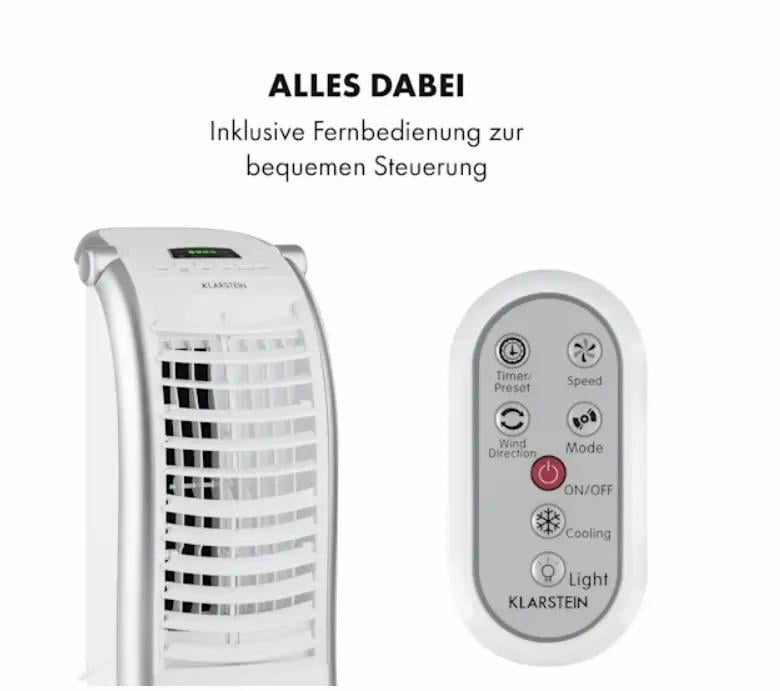 Повітроохолоджувач з вентилятором KLARSTEIN Maxfresh 4в1 функція таймера 55 Вт 6 л (55) - фото 4 Повітроохолоджувач з вентилятором KLARSTEIN Maxfresh 4в1 функція таймера 55 Вт 6 л (55) - фото 4