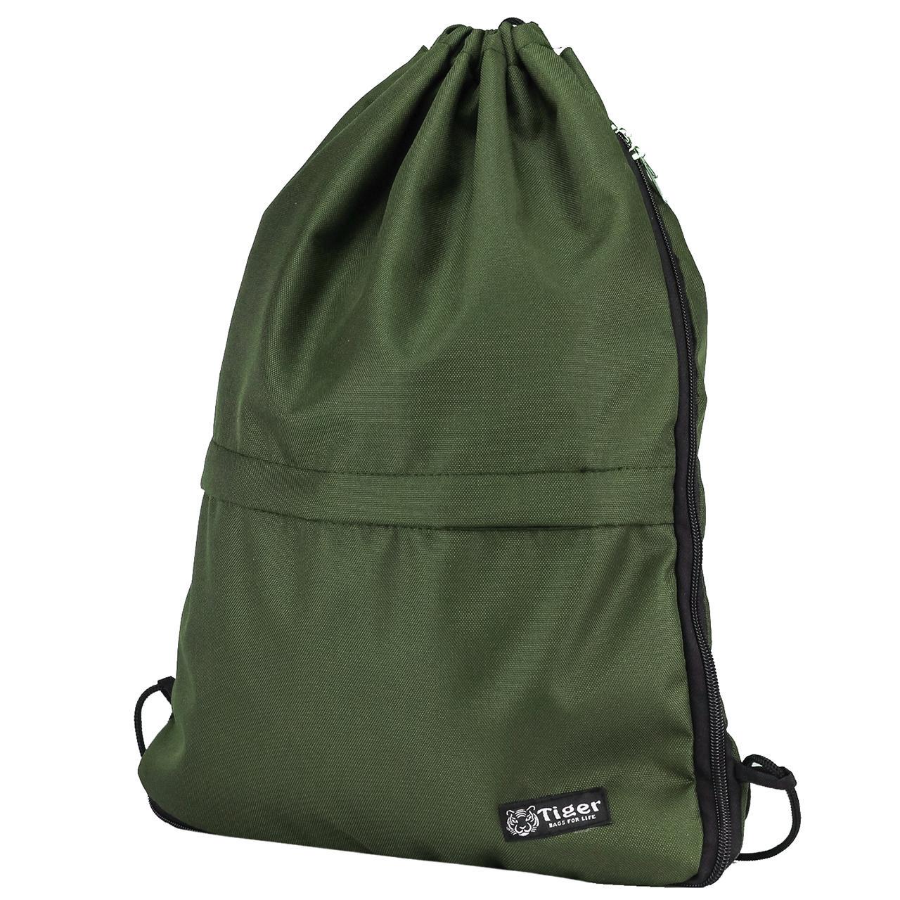 Рюкзак-мешок Tiger для обуви Оливковый (R650600)
