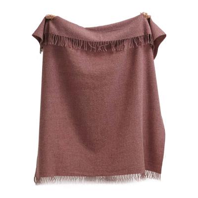 Плед меланж 140x200 см Вишневый - фото 3 Плед меланж 140x200 см Вишневый - фото 3