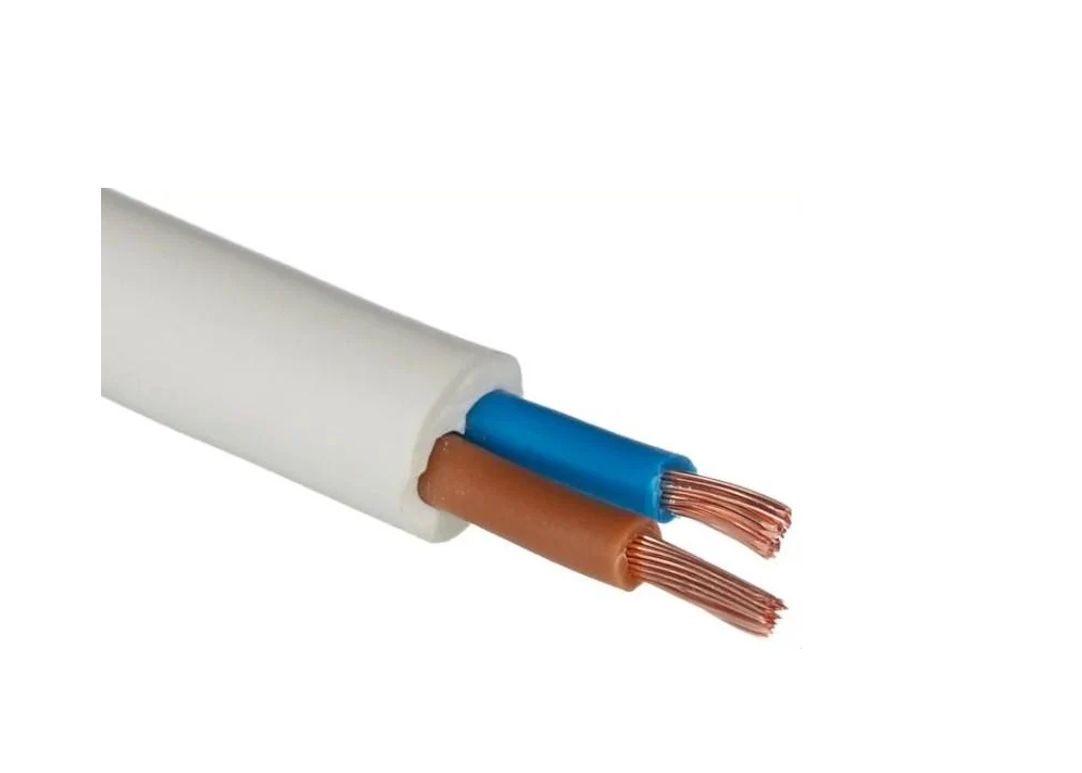 Провід електричний ПВС круглий для внутрішніх робіт 15 м 2х1,0 мм Білий - фото 1 Провід електричний ПВС круглий для внутрішніх робіт 15 м 2х1,0 мм Білий - фото 1